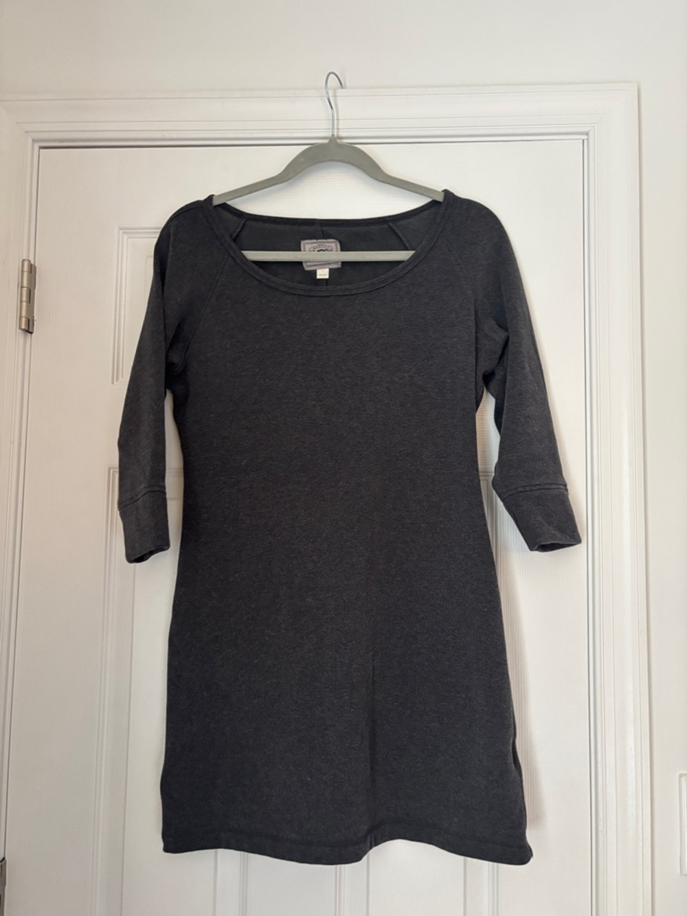 UGG Charcoal Gray 3/4 Sleeve Sweatshirt Tunic